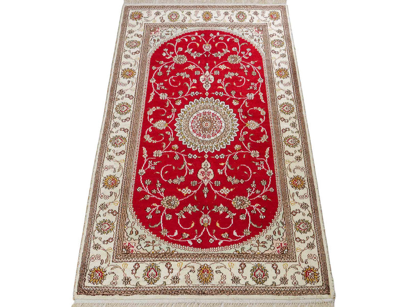 Kinesisk silke Teppe 76x122cm - Orientalsk teppe