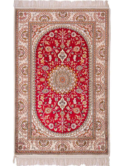 Kinesisk silke Teppe 78x120cm - Orientalsk teppe