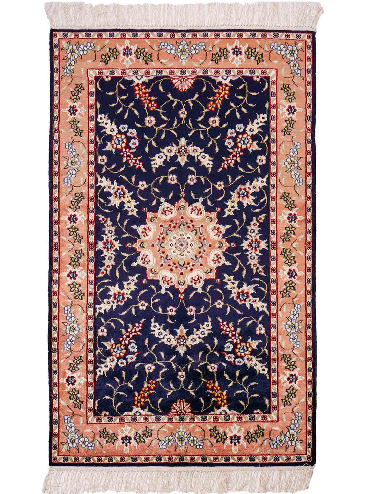 Kinesisk silke Teppe 123x77cm - Orientalsk teppe