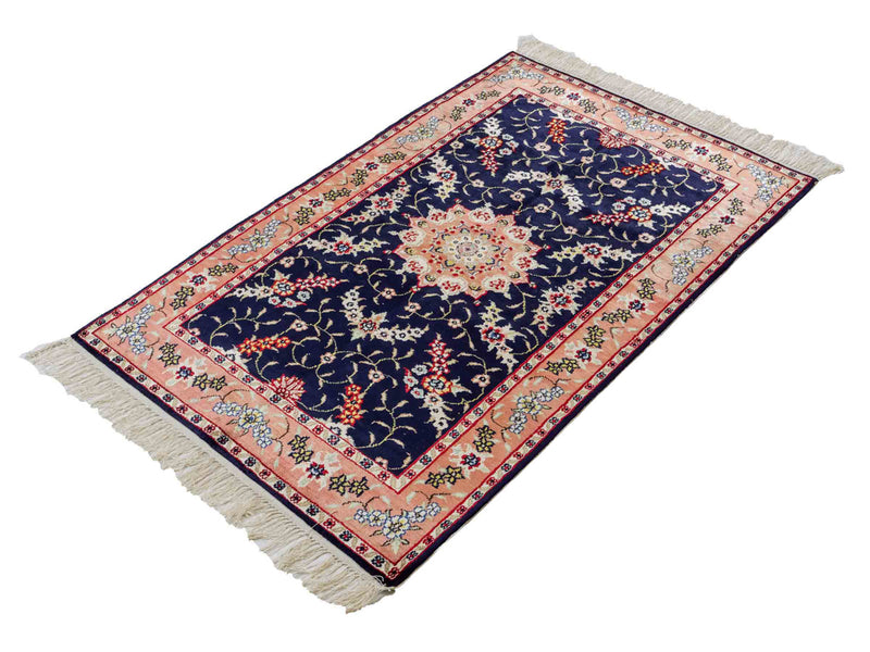 Kinesisk silke Teppe 123x77cm - Orientalsk teppe