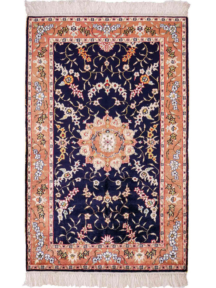 Kinesisk silke Teppe 78x123cm - Orientalsk teppe