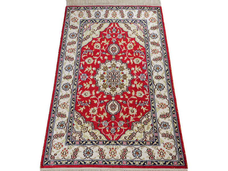 Kinesisk silke Teppe 89x60cm - Orientalsk teppe