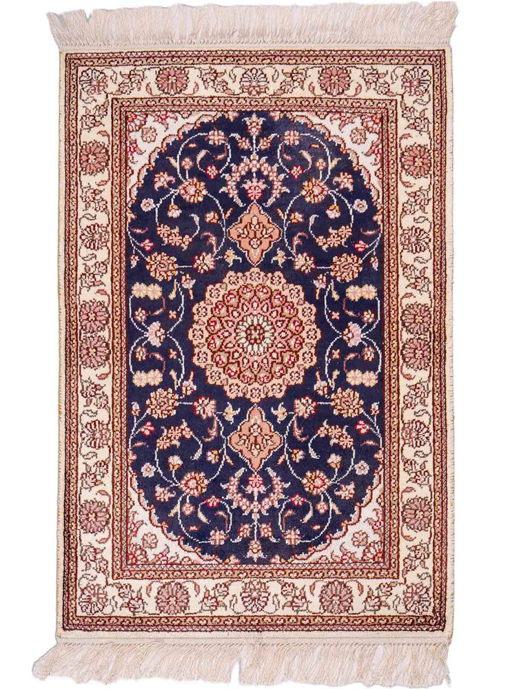 Kinesisk silke Teppe 92x62cm - Orientalsk teppe
