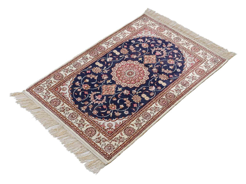 Kinesisk silke Teppe 92x62cm - Orientalsk teppe