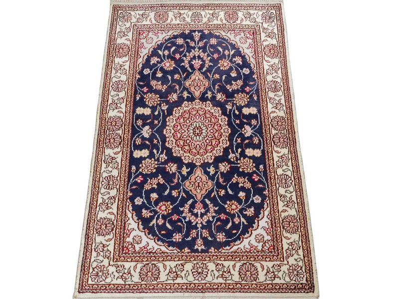 Kinesisk silke Teppe 92x62cm - Orientalsk teppe