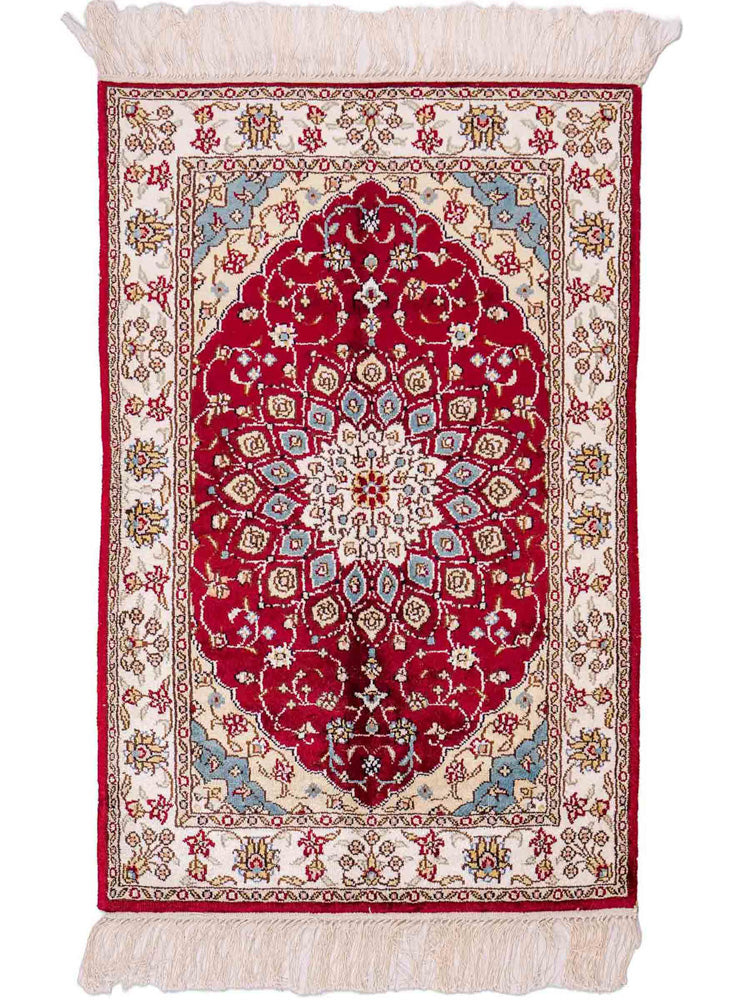 Kinesisk silke Teppe 87x56cm - Orientalsk teppe