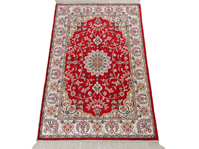 Kinesisk silke Teppe 91x62cm - Orientalsk teppe