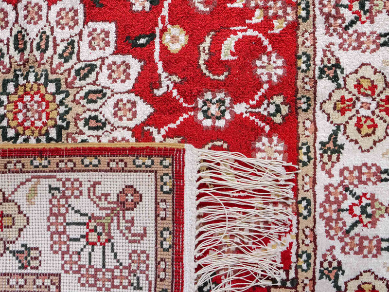 Kinesisk silke Teppe 91x62cm - Orientalsk teppe