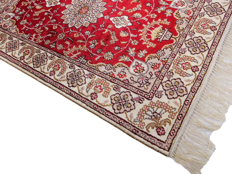 Kinesisk silke Teppe 92x60cm - Orientalsk teppe