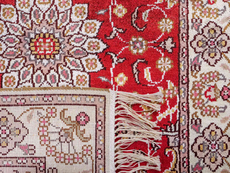 Kinesisk silke Teppe 92x60cm - Orientalsk teppe