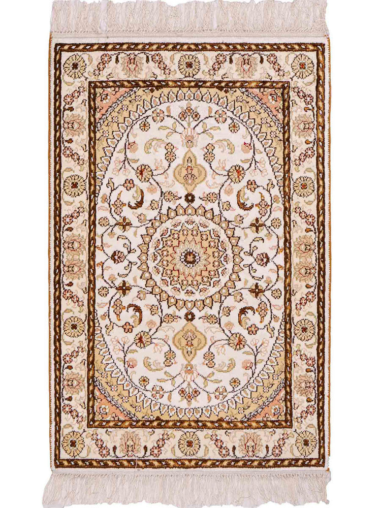 Kinesisk silke Teppe 88x59cm - Orientalsk teppe