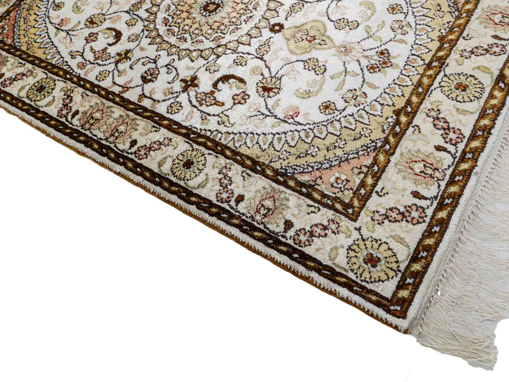Kinesisk silke Teppe 88x59cm - Orientalsk teppe