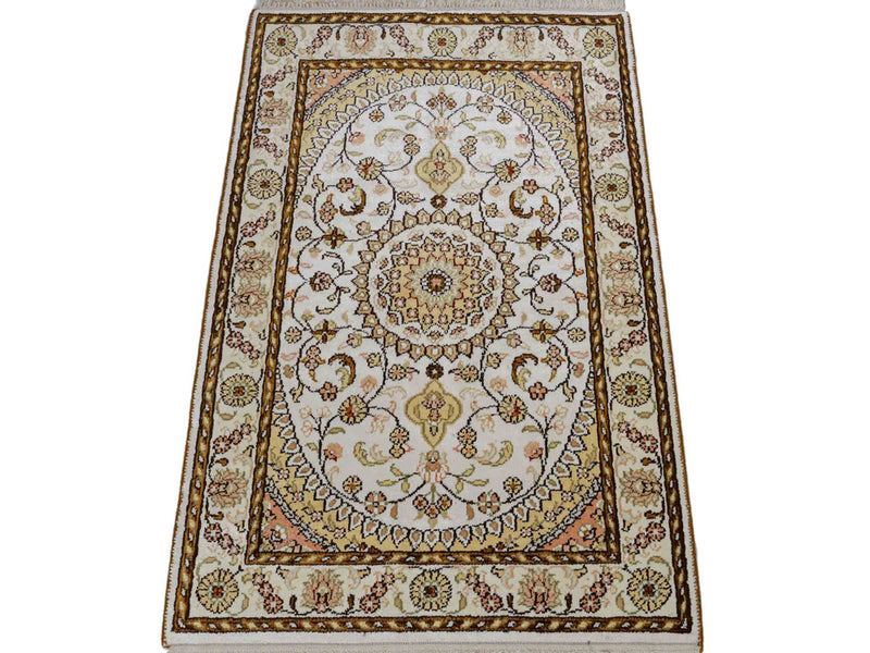 Kinesisk silke Teppe 88x59cm - Orientalsk teppe