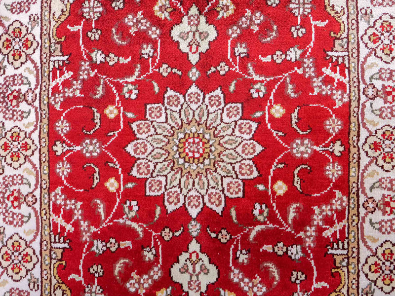 Kinesisk silke Teppe 90x62cm - Orientalsk teppe