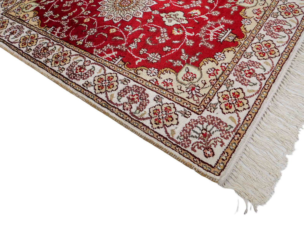 Kinesisk silke Teppe 90x62cm - Orientalsk teppe