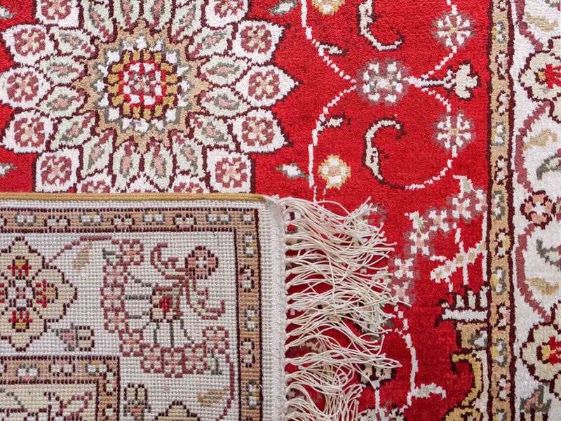 Kinesisk silke Teppe 90x62cm - Orientalsk teppe