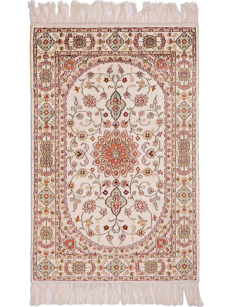Kinesisk silke Teppe 89x59cm - Orientalsk teppe