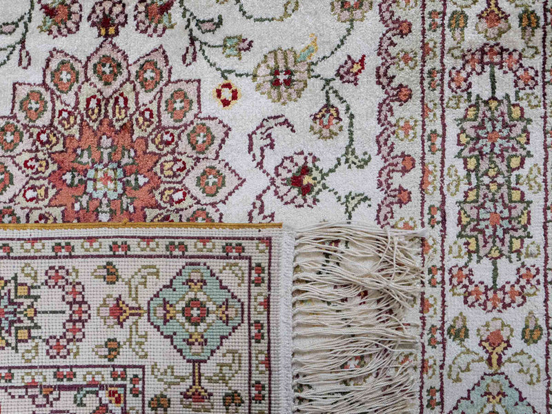 Kinesisk silke Teppe 89x59cm - Orientalsk teppe