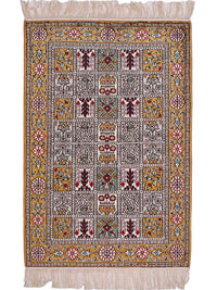 Kinesisk silke Teppe 93x63cm - Orientalsk teppe – product image