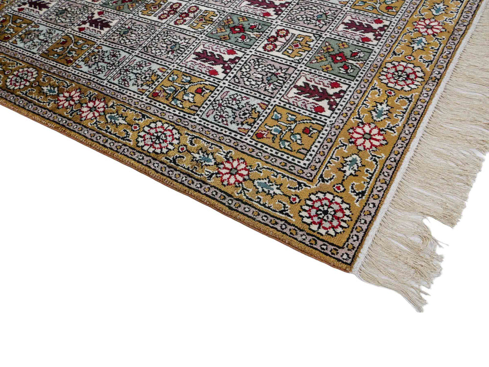Kinesisk silke Teppe 93x63cm - Orientalsk teppe