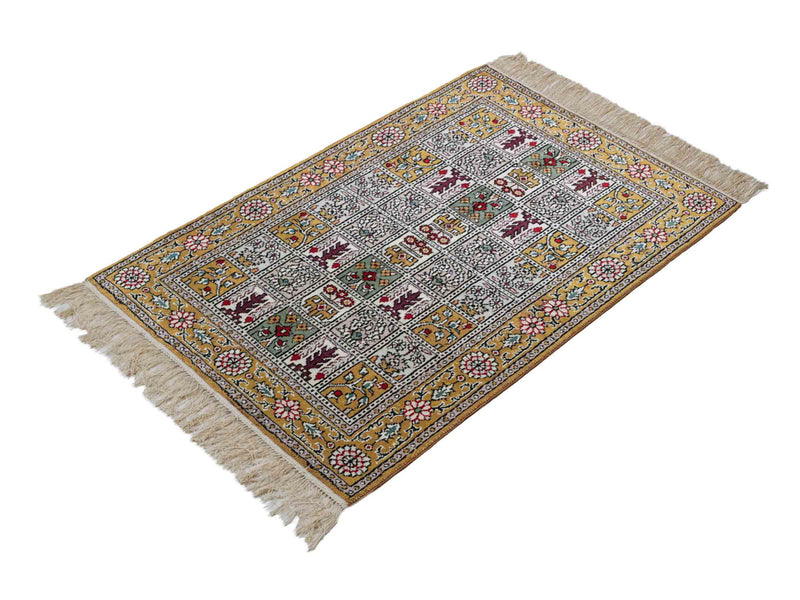 Kinesisk silke Teppe 93x63cm - Orientalsk teppe