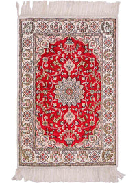 Kinesisk silke Teppe 89x62cm - Orientalsk teppe – product image