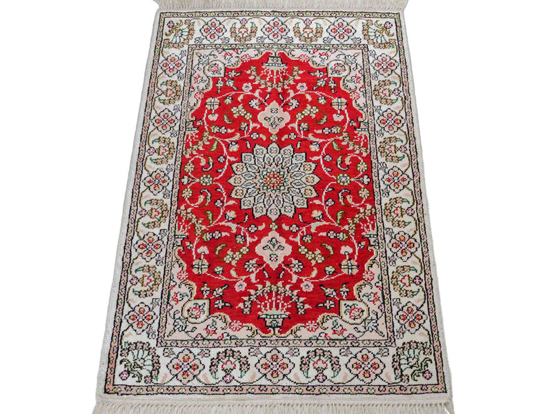 Kinesisk silke Teppe 89x62cm - Orientalsk teppe