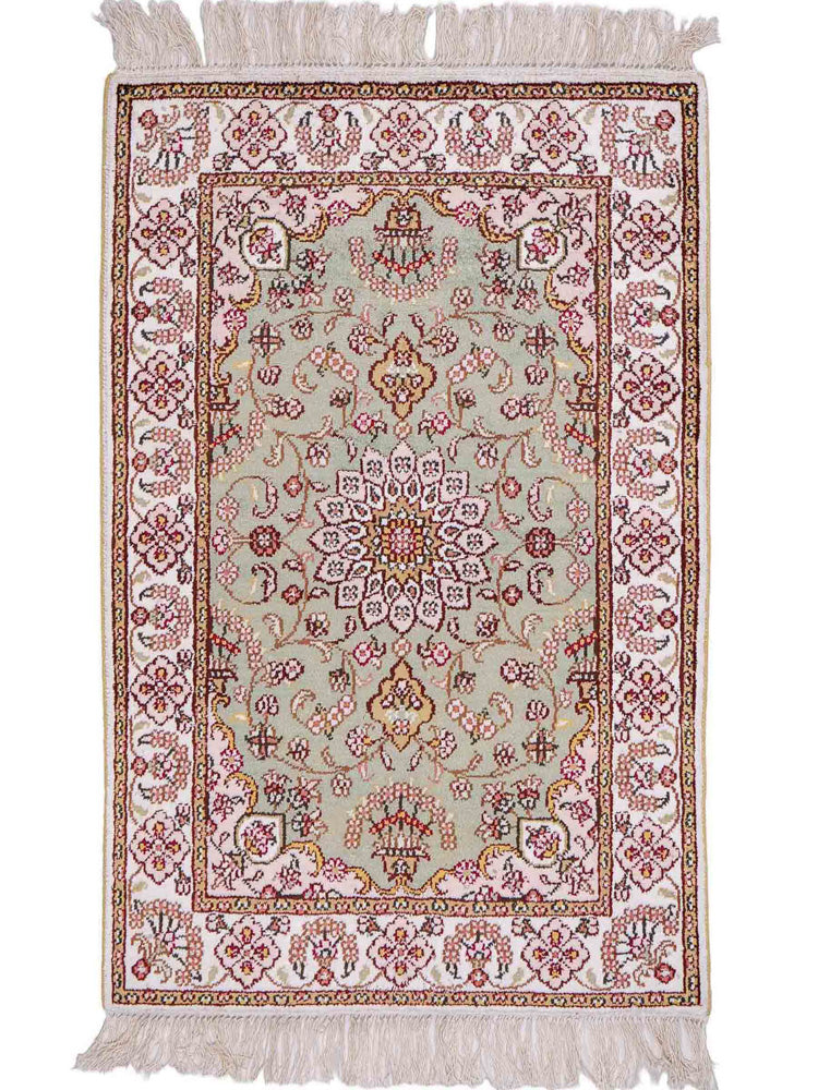 Kinesisk silke Teppe 92x63cm - Orientalsk teppe
