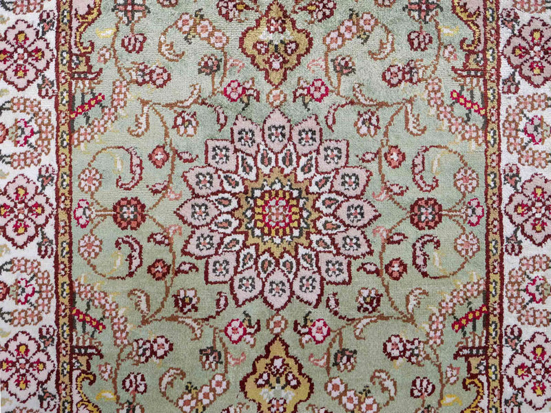 Kinesisk silke Teppe 92x63cm - Orientalsk teppe