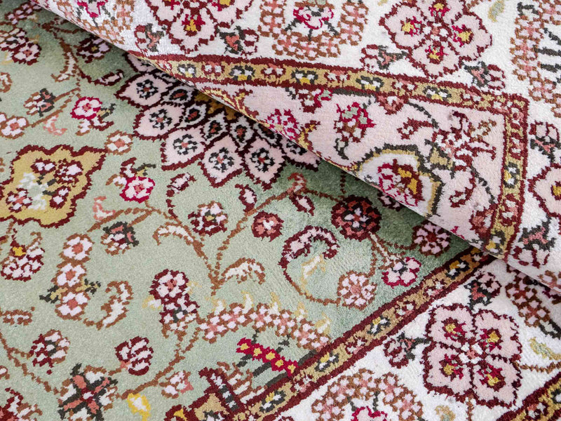 Kinesisk silke Teppe 92x63cm - Orientalsk teppe