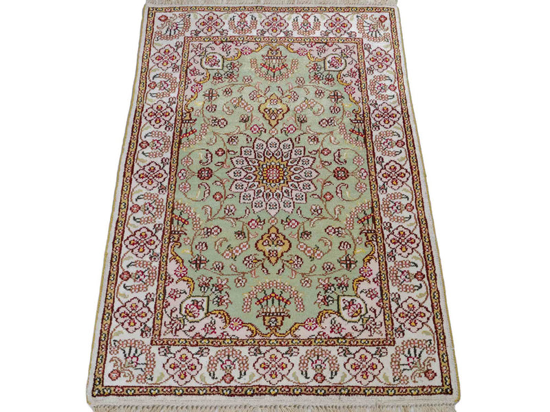 Kinesisk silke Teppe 92x63cm - Orientalsk teppe