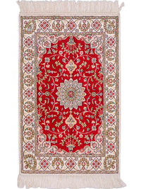 Kinesisk silke Teppe 89x62cm - Orientalsk teppe – product image