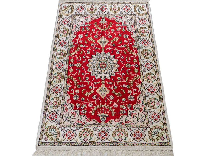 Kinesisk silke Teppe 89x62cm - Orientalsk teppe