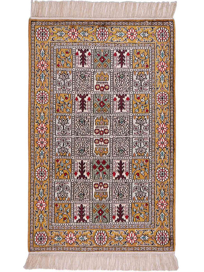 Kinesisk silke Teppe 64x92cm - Orientalsk teppe