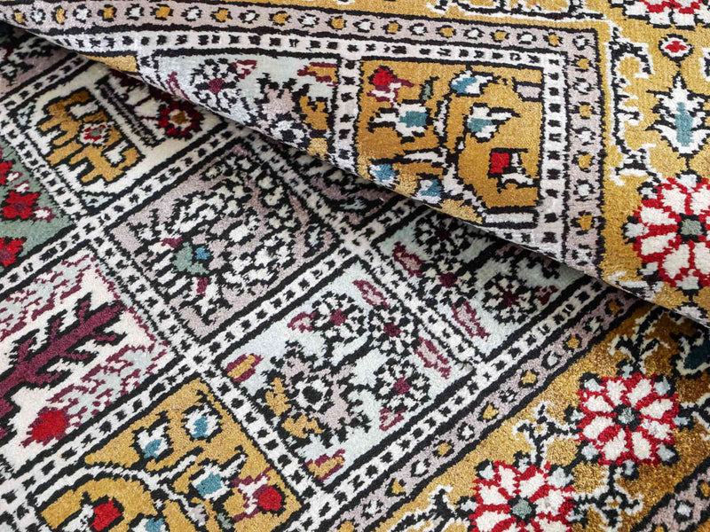 Kinesisk silke Teppe 92x64cm - Orientalsk teppe