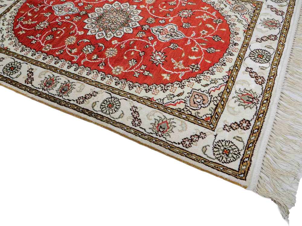 Kinesisk silke Teppe 93x61cm - Orientalsk teppe