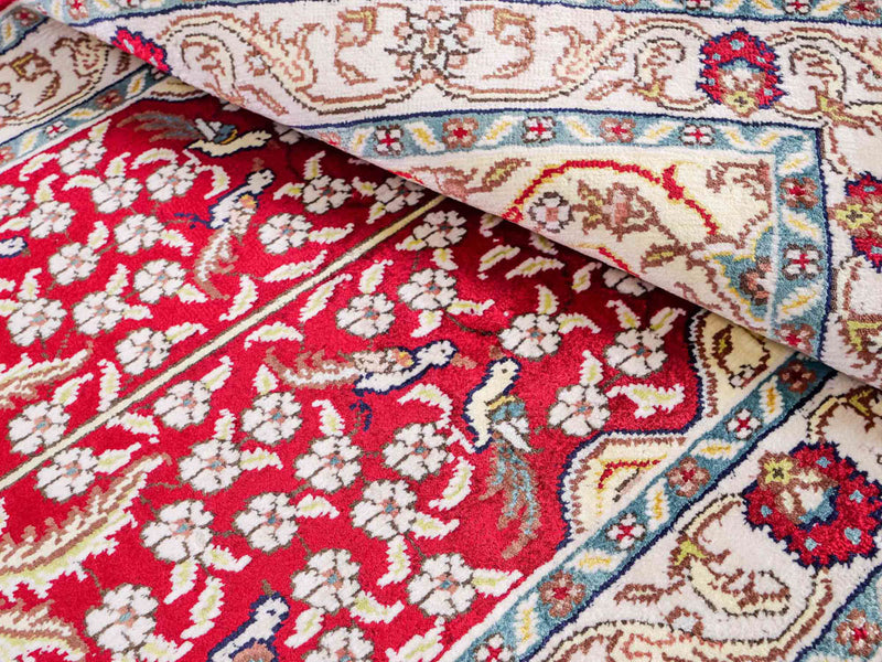 Kinesisk silke Teppe 87x58cm - Orientalsk teppe