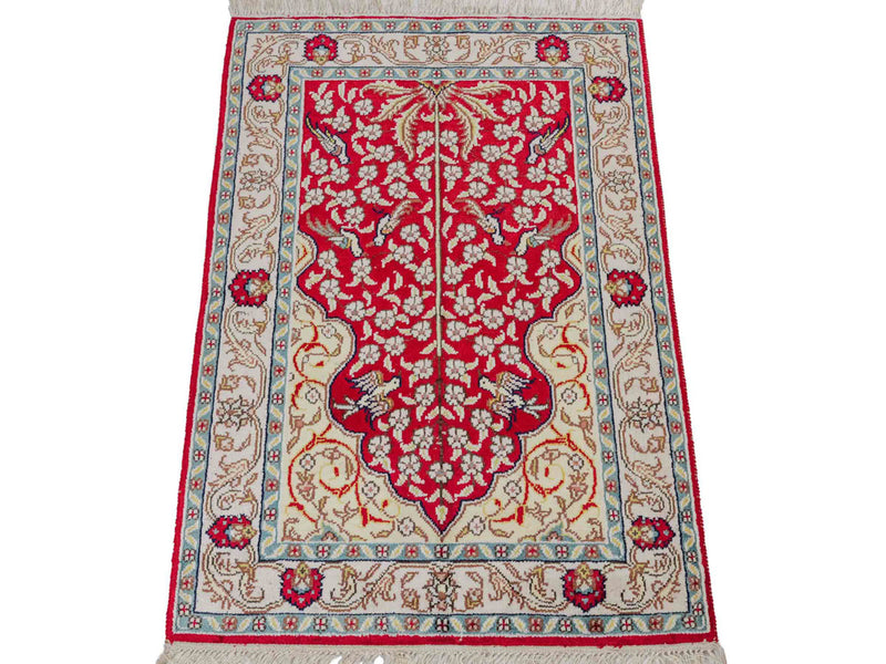 Kinesisk silke Teppe 87x58cm - Orientalsk teppe