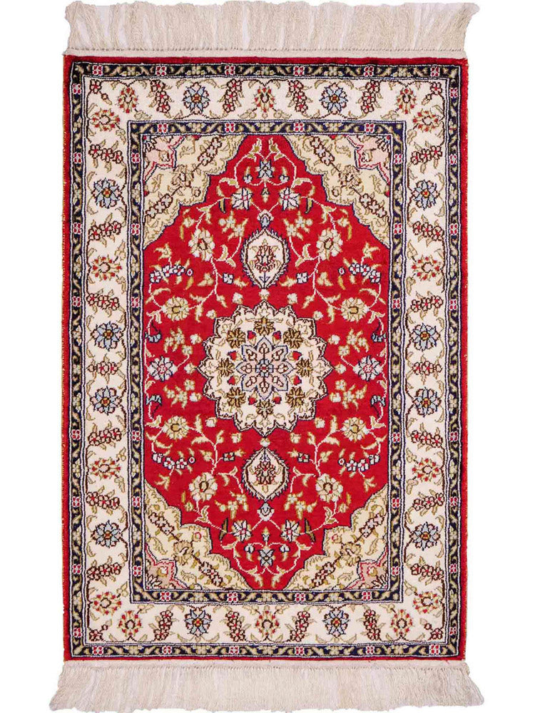 Kinesisk silke Teppe 92x60cm - Orientalsk teppe