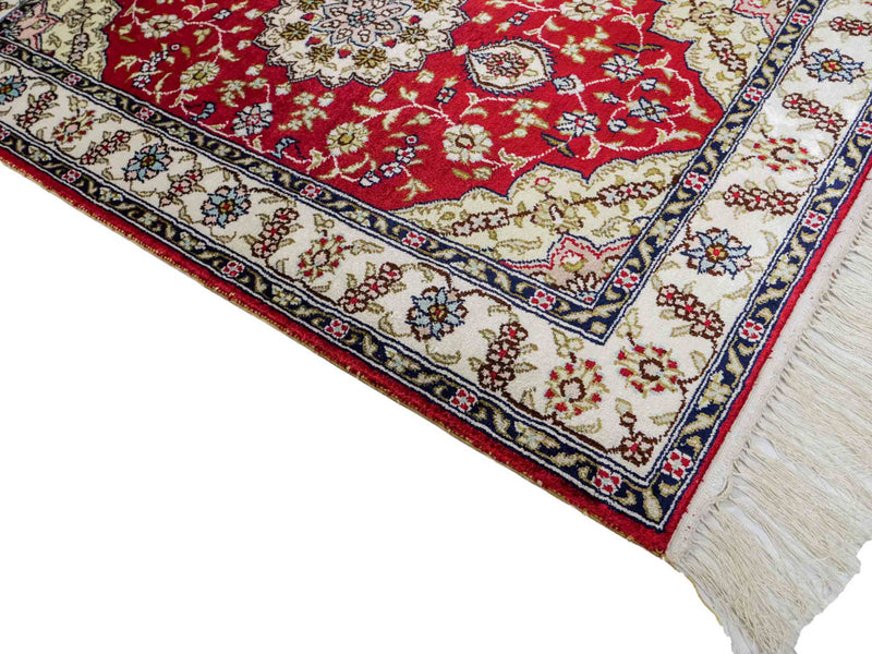 Kinesisk silke Teppe 92x60cm - Orientalsk teppe