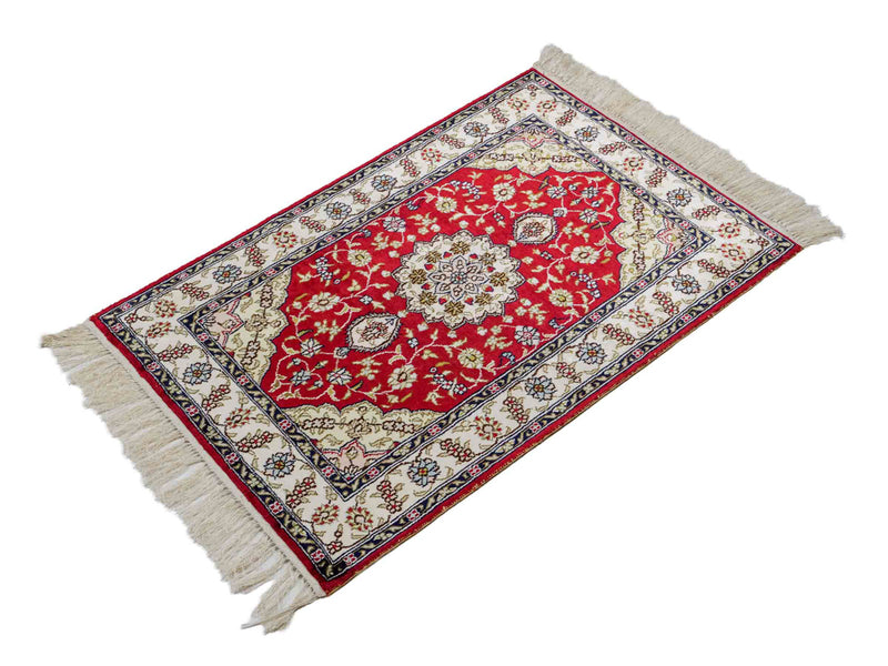 Kinesisk silke Teppe 92x60cm - Orientalsk teppe