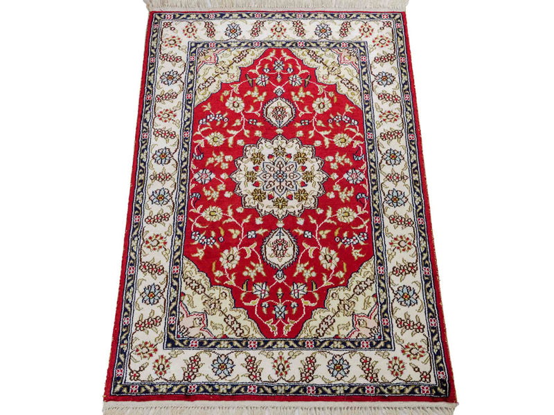 Kinesisk silke Teppe 92x60cm - Orientalsk teppe