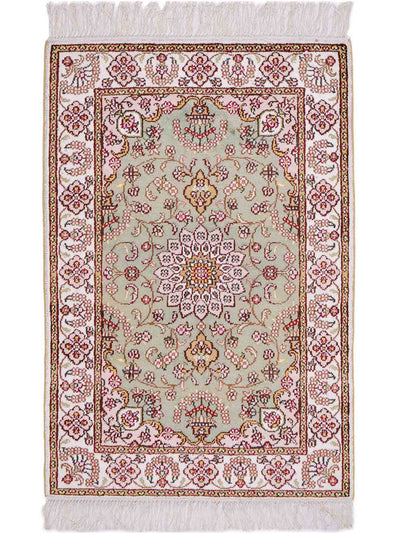 Kinesisk silke Teppe 63x93cm - Orientalsk teppe