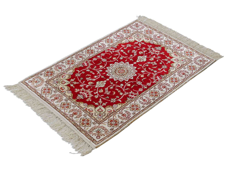 Kinesisk silke Teppe 89x62cm - Orientalsk teppe