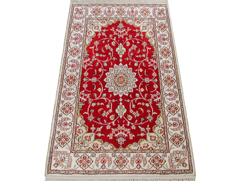 Kinesisk silke Teppe 89x62cm - Orientalsk teppe