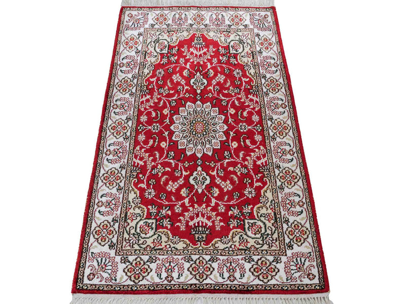 Kinesisk silke Teppe 91x62cm - Orientalsk teppe