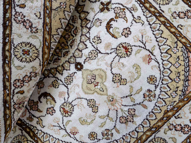Kinesisk silke Teppe 89x61cm - Orientalsk teppe