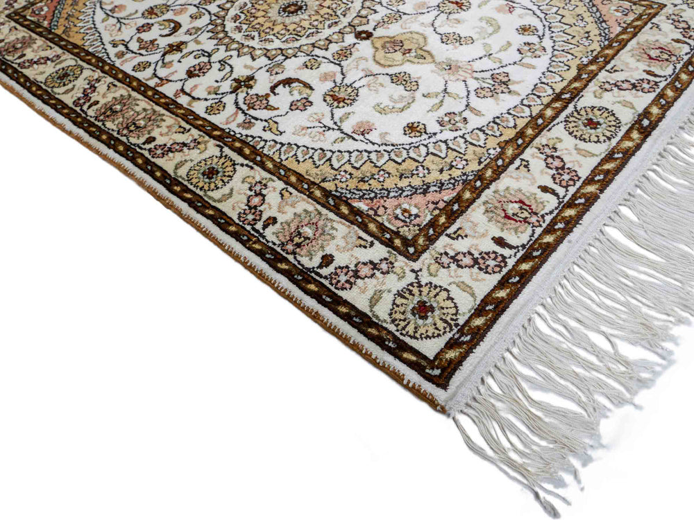 Kinesisk silke Teppe 89x61cm - Orientalsk teppe