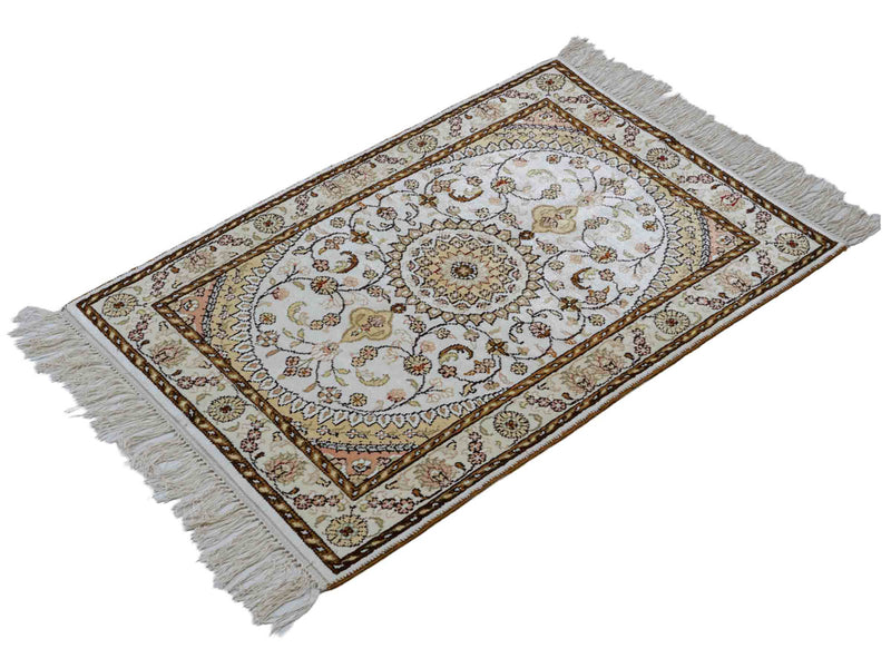 Kinesisk silke Teppe 89x61cm - Orientalsk teppe