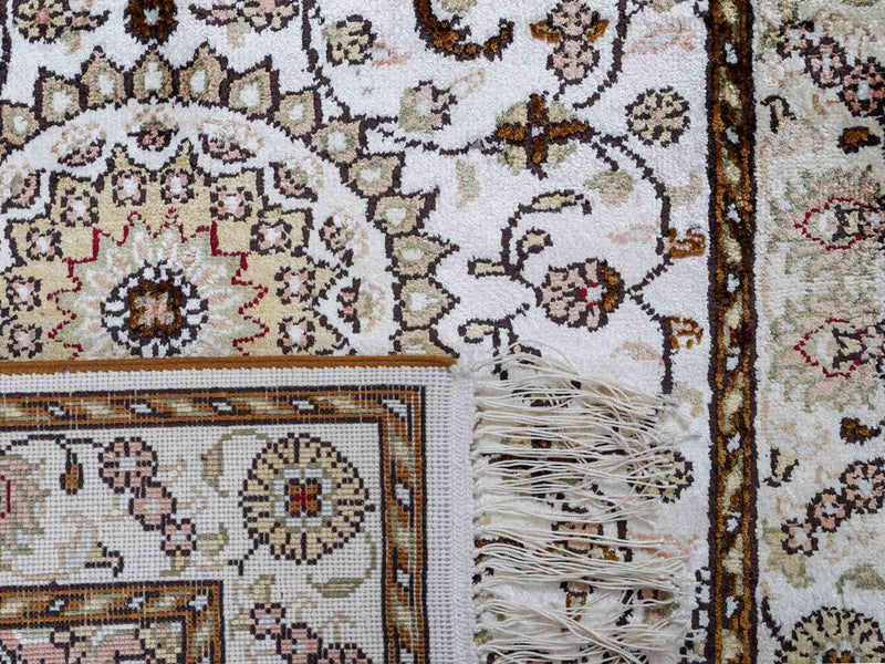 Kinesisk silke Teppe 89x61cm - Orientalsk teppe